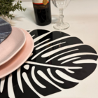 Kit 4 Sousplat Decoração Casa Elegante Mesa Jantar Supla Folh
