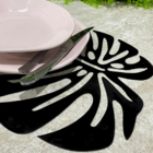 Kit 4 Sousplat Decoração Casa Elegante Mesa Jantar Supla Folh