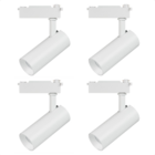 Kit 4 Spot Longo Led Mr16 Para Trilho Eletrificado Branco 300