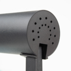 Kit 4 Spot Longo Led Mr16 Para Trilho Eletrificado Preto 3000