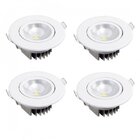 Kit 4 Spots Led Embutir Redondo 6w Blumenau