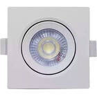 Kit 4 Spots Quadrado Embutir Para Sala 5w Olho De Boi Decor