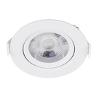 Kit com 4 unidades Spots Redondos de Embutir LED 5W Branca Bivolt Inspire