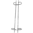 Kit 4 Suportes Organizador Armário Porta Taças Cromado 35cm