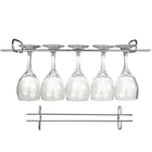 Kit 4 Suportes Organizador Armário Porta Taças Cromado 35cm