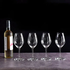 Kit 4 Taça Riedel Overture 003 Vinho Branco Espumante 22,1cm