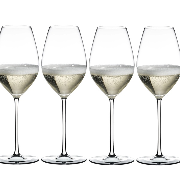 Kit 4 Taças De Champagne Fatto A Mano Haste Colorida Riedel B