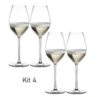 Kit 4 Taças De Champagne Fatto A Mano Haste Colorida Riedel B