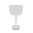 Kit 4 Taças Gin Brancas Acrílico Poliestireno