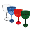 Kit 4 Taças Gin Coloridas - 4 Cores Acrílico Ps