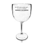 Kit 4 Taças Gin Transparentes Personalizadas Vou Beber O Mesmo