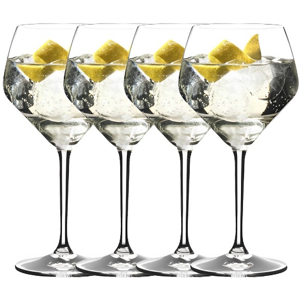 Kit 4 Taças Riedel Bar Gin Drinks Melhor Cristal Do Mundo