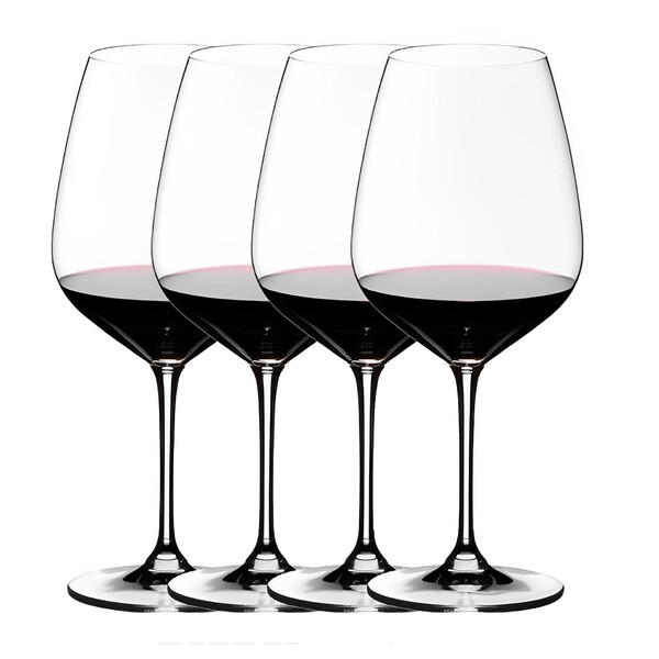 Kit 4 Taças Riedel Heart To Heart Cabernet Sauvignon Cristal