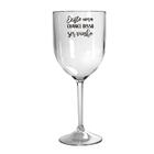 Kit 4 Taças Vinho Acrílico Personalizadas - Chance De Ser Vin