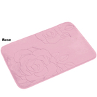 Kit 4 Tapetes Banheiro Super Soft Flor 60cm X 40cm Blanco Cor