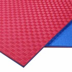 Kit 4 Tatame Tapete Eva 100x100x2cm 1x1 Metro 20mm Azul E Ver