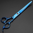 Kit 4 Tesouras Profissional Cabeleireiro Barbeiro 1 Pente