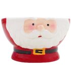 Kit 4 Tigelas Cerâmica Natal Travessa Bowl Natalino Papai Noe