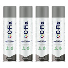Kit 4 Tintas Spray Alumínio Para Rodas E Uso Geral 400ml C-fix