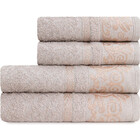 Kit 4 Toalhas Banhão E Rosto Açores 100 Algodão Marcotex