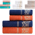 Kit 4 Toalhas Banhão E Rosto Açores 100 Algodão Marcotex