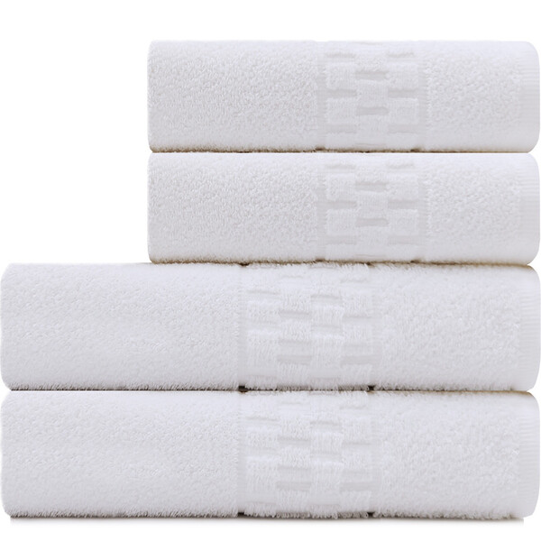 Kit 4 Toalhas Banho E Rosto Para Salão De Beleza Spa Hotel Ac