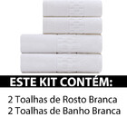 Kit 4 Toalhas Banho E Rosto Para Salão De Beleza Spa Hotel Ac