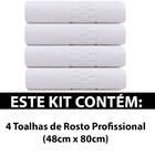 Kit 4 Toalhas Rosto Para Salão De Beleza Spa Hotel Academia 4