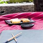 Kit 4 Travessas Para Sushi Em Melamina Retangulares 20x14cm P