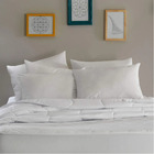 Kit 4 Travesseiro Percal 200 Fios Siliconada Branco Casa Dona
