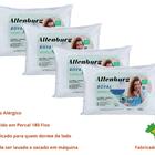 Kit 4 Travesseiros Altenburg Royal Fibra Siliconizada Percal