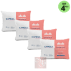 Kit 4 Travesseiros Cotton Plus Suporte Extra Firme 50x70cm