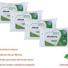 Kit 4 Travesseiros Suporte Médio Altenburg Para Quem Dorme De