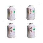Kit 4 Un Fluido Gás Refrigerante Dugold Tetrafluoretano R134a