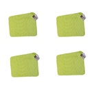 Kit 4 un Jogo Lugar Americano Retangular Verde 45 (l) X 30 (a