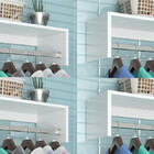 Kit 4 Uni Cabideiro Porta Cabides Arara De Roupa Prateleira M