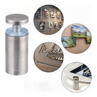 Kit 4 Unid Prolongador 25x50 Inox Suporte Vidro, Madeira Pain