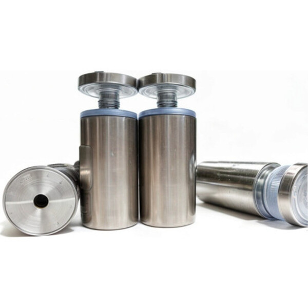 Kit 4 Unid Prolongador 25x50 Inox Suporte Vidro, Madeira Pain