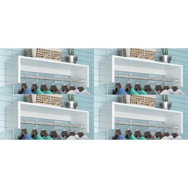 Kit 4 Unidades Arara Roupas Aereo Prateleira