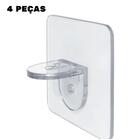 Kit 4 Unidades De Mão Francesa Adesiva Para Prateleira