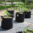 Kit 4 Vaso De Feltro Grow Bag 7l Cultivo Com Alça