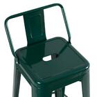 Kit - 4 X Banquetas Altas Iron Tolix Com Encosto - Industrial