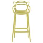 Kit - 4 X Banquetas Altas Masters Allegra - Verde Oliva