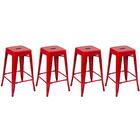 Kit - 4 X Banquetas Iron Tolix - 66 Cm - Industrial - Aço - V