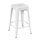 Kit - 4 X Banquetas Médias Iron Tolix - 66 Cm - Branco