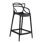 Kit - 4 X Banquetas Médias Masters Allegra - 66 Cm - Preto