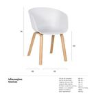 Kit - 4 X Cadeiras Cassia - Branco