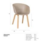 Kit - 4 X Cadeiras Cassia - Nude