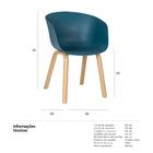 Kit - 4 X Cadeiras Cassia - Turquesa