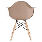 Kit - 4 X Cadeiras Charles Eames Eiffel Daw Com Braços - Base